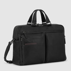 Piquadro CA6026S122/N Cartella Per Computer 15,6" E Ipad®Pro 12,9" Nero
