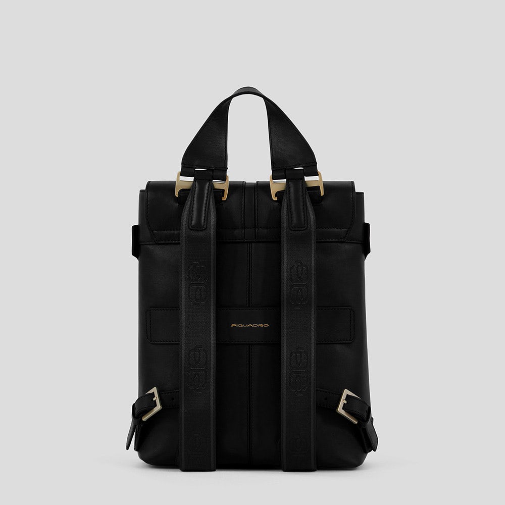 Piquadro Zaino Porta Computer In Tessuto Riciclato Nero – De Santis Piquadro Zaino Porta Computer In Tessuto Riciclato Nero – De Santis