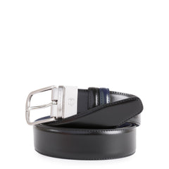 Cintura Uomo Con Fibbia Ad Ardiglione Piquadro Nero/blu CU3049C11/NB