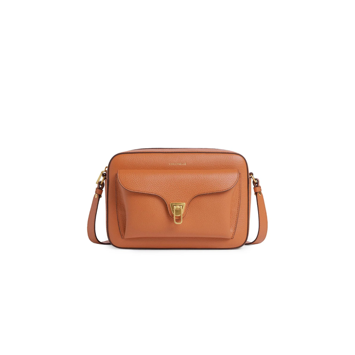 Coccinelle Beat Camera Bag in Pelle Colore Crab