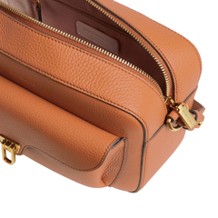 Coccinelle Beat Camera Bag in Pelle Colore Crab