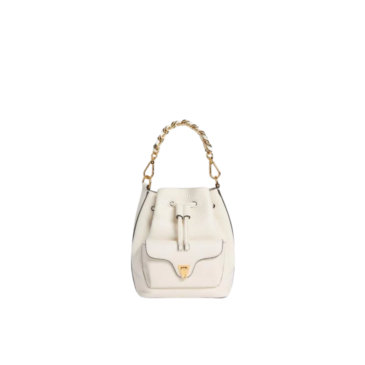 Coccinelle Beat Generation Small Secchiello in Pelle Perla