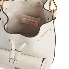 Coccinelle Beat Generation Small Secchiello in Pelle Perla
