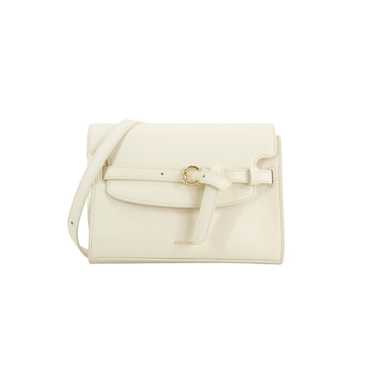 Coccinelle Sabine Borsa Crossbody in Pelle Perla