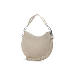 Coccinelle Sunup Medium Borsa in Camoscio Colore Sandshell