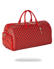 Sprayground Sharks In Paris Duffle Borsone (Red Checkered Edition) 910D2769NSZ