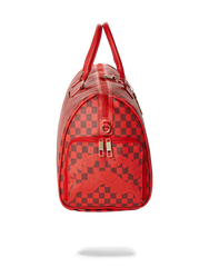 Sprayground Sharks In Paris Duffle Borsone (Red Checkered Edition) 910D2769NSZ