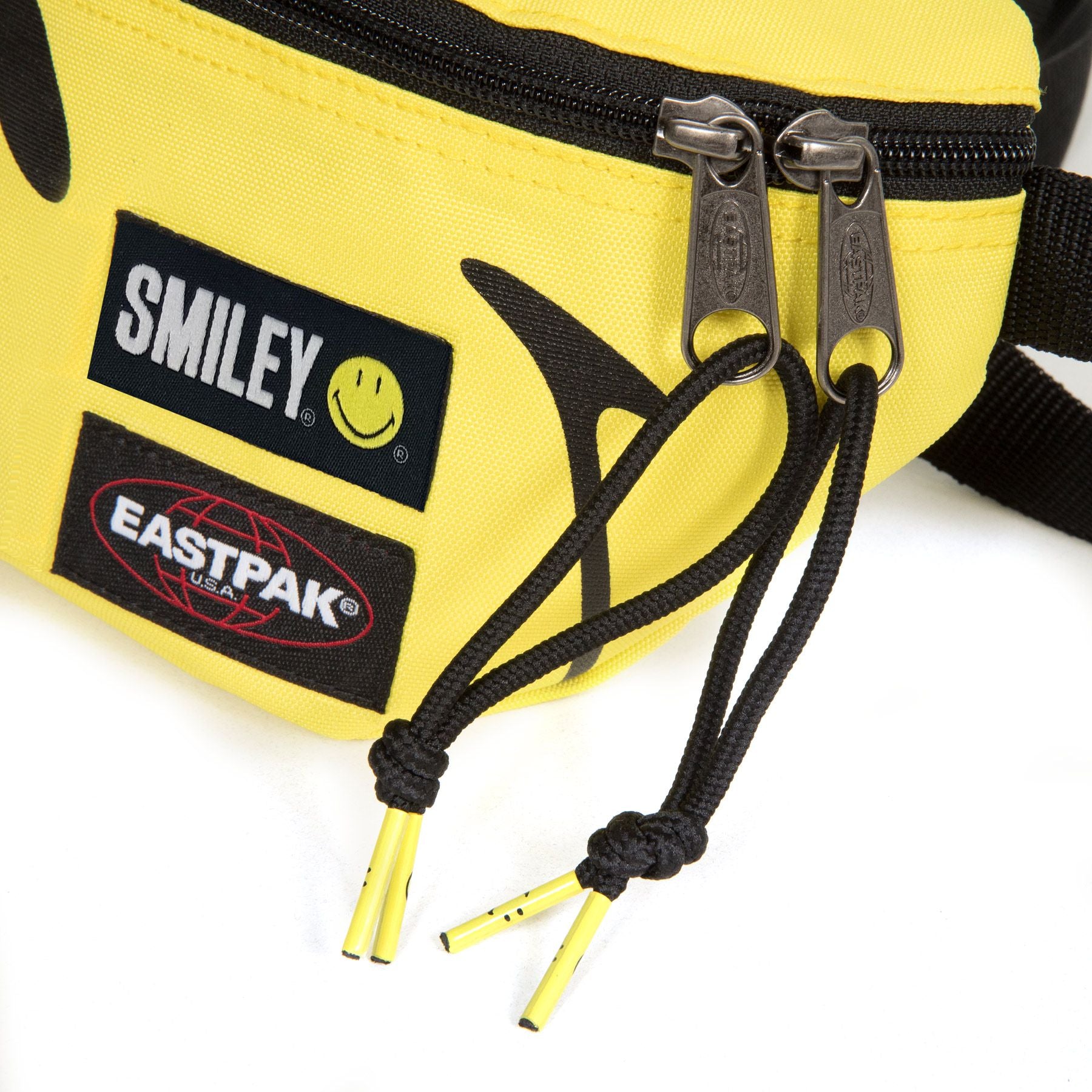 Eastpak Springer Smiley Smiley Big marsupio in tessuto giallo EK074A92 