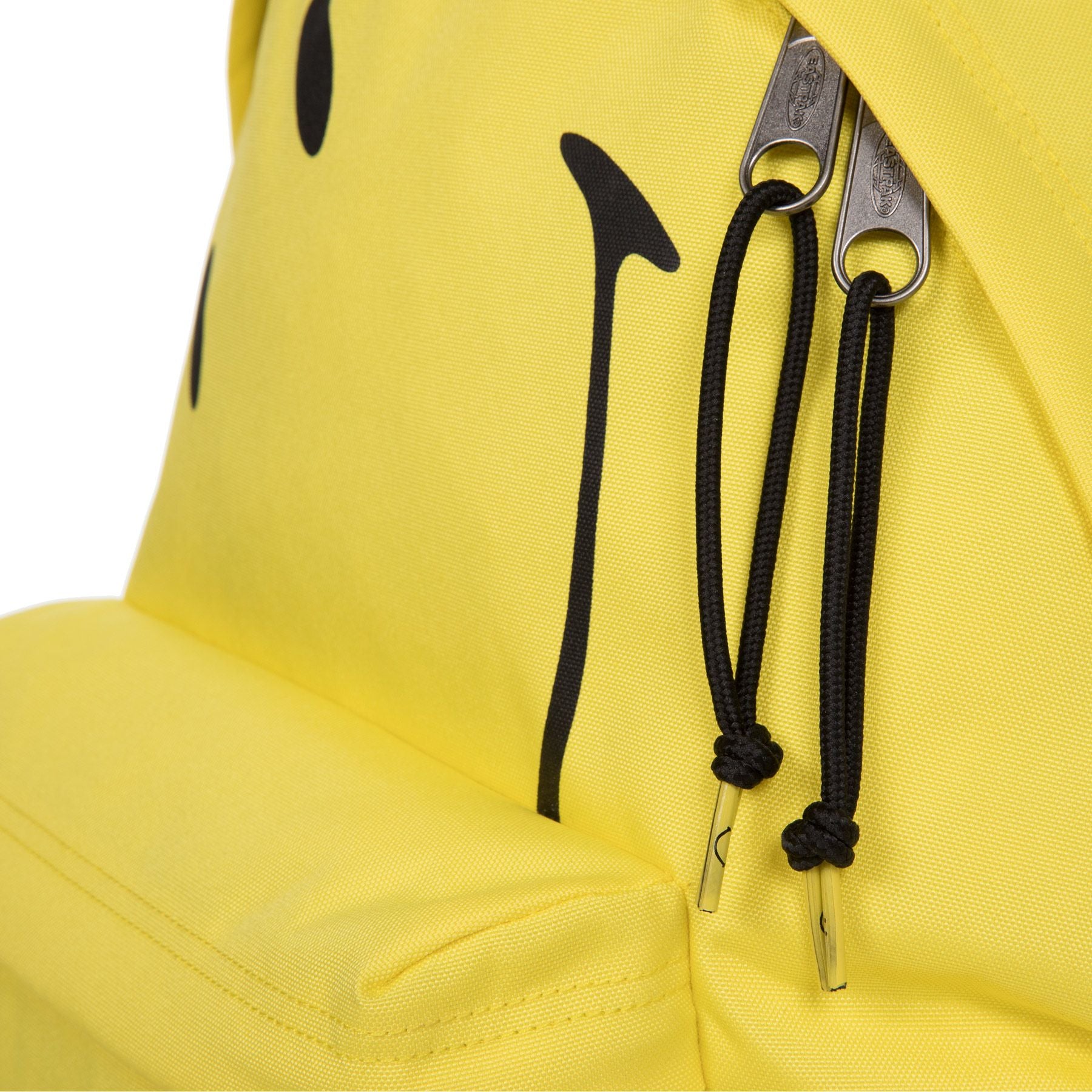 Eastpak Padded Pak'r® Smiley Big eastpak zaino unisex in tessuto giallo fluo con logo smile frontale EK620A92