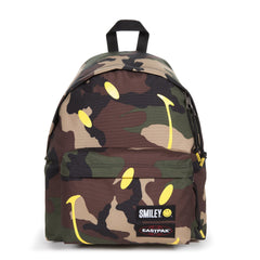 Eastpak Padded Pak'r® Smiley Camo zaino eastpak unisex mimetico con logo smile frontale EK620A93 