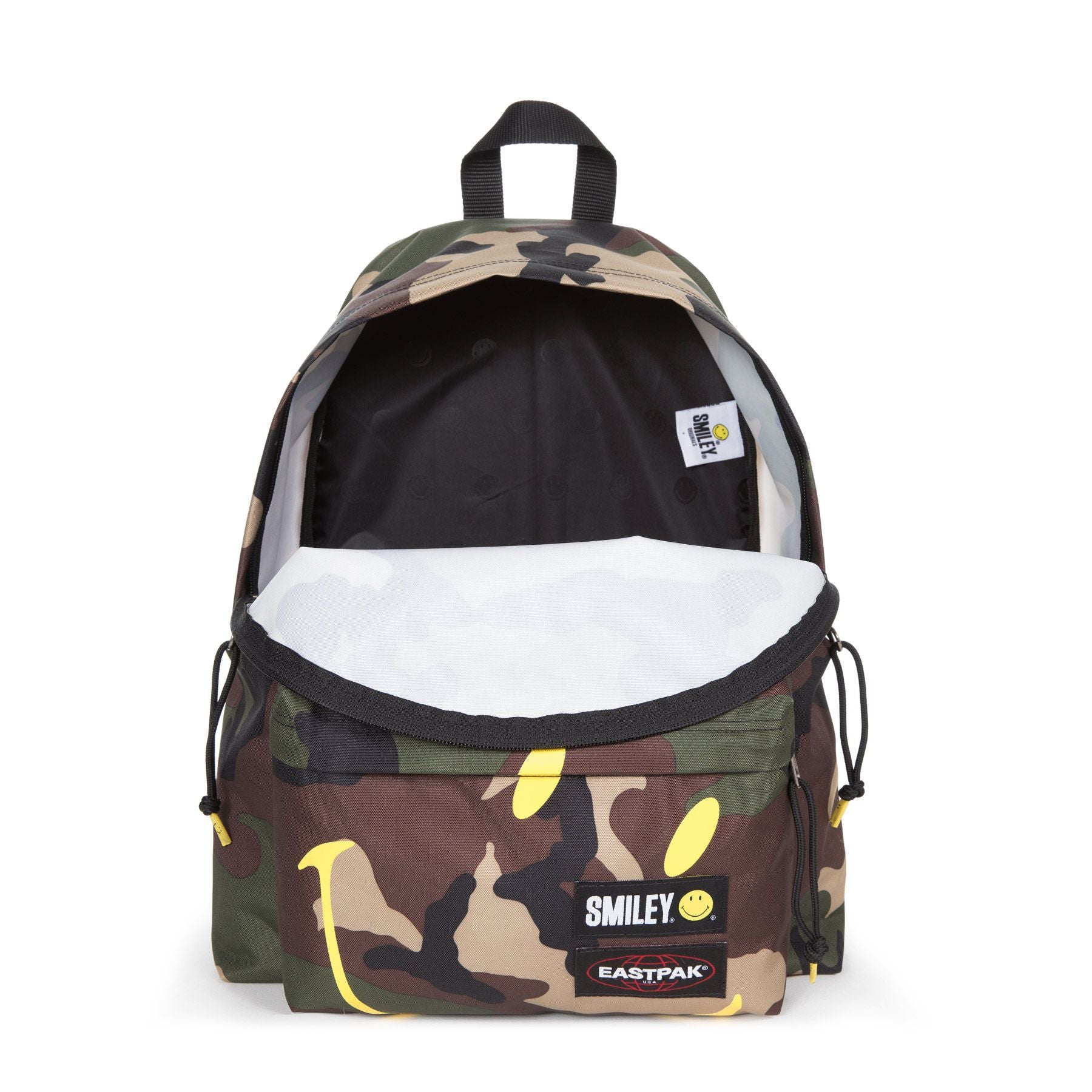 Eastpak Padded Pak'r® Smiley Camo zaino eastpak unisex mimetico con logo smile frontale EK620A93 