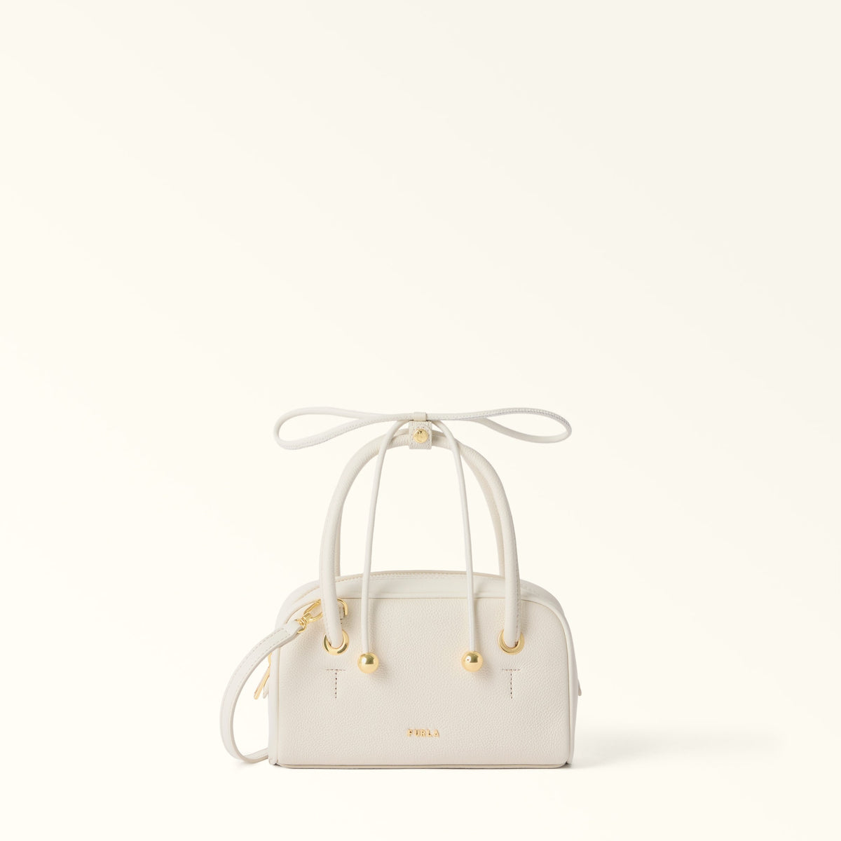 FURLA POPPY MINI DOME BORSA A MANO IN PELLE