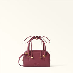 FURLA POPPY MINI DOME BORSA A MANO IN PELLE