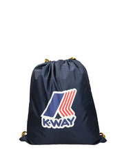 K-way zaino/sacca con spallacci in corda blu 8BKK13450A3