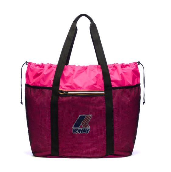 Borsa pieghevole Isa K-way fucsia K1119hw-Z17