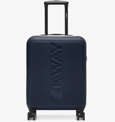 De Santis Trolley da viaggio rigido K-Way blu profondo  K11416W-L19 - Il compagno perfetto per viaggiare in cabina