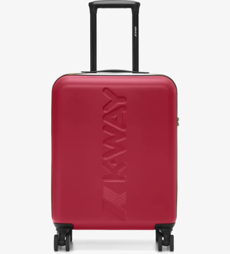 De Santis Trolley da viaggio rigido K-Way Rosso K11416W-L20 - Il compagno perfetto per viaggiare in cabina