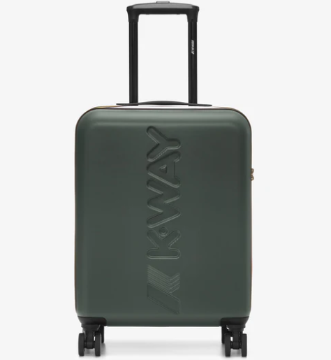 De Santis Trolley da viaggio rigido K-Way verde scuro  K11417W-L21 - Il compagno perfetto per il tuo viaggio