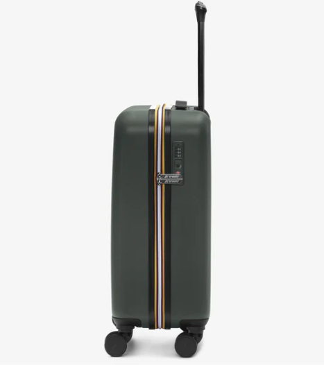 De Santis Trolley da viaggio rigido K-Way verde scuro  K11417W-L21 - Il compagno perfetto per il tuo viaggio