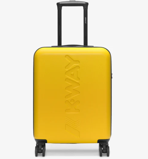 De Santis Trolley da viaggio rigido K-Way giallo K11416W-L24 - Il compagno perfetto per viaggiare in cabina