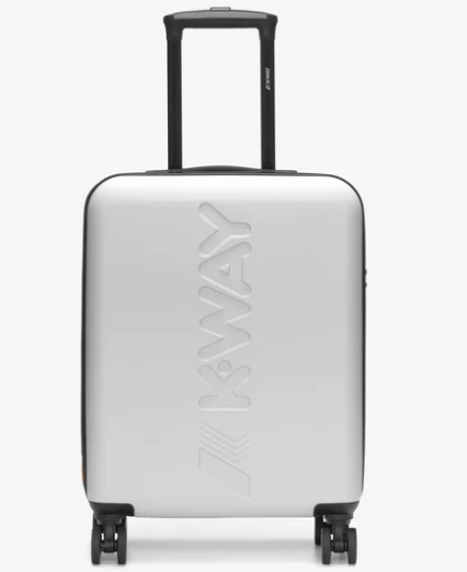 De Santis Trolley da viaggio rigido K-Way bianco K11416W-L15 - Il compagno perfetto per viaggiare in cabina