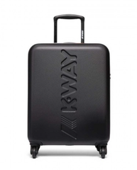 De Santis Trolley da viaggio rigido K-Way nero K11416W-L16 - Il compagno perfetto per viaggiare in cabina