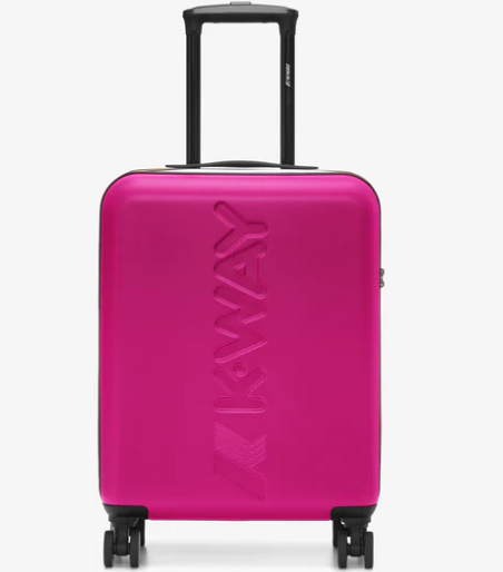 De Santis Trolley da viaggio rigido K-Way rosa  K11416W-L17 - Il compagno perfetto per viaggiare in cabina