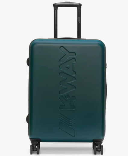 K-WAY K11417W-L25 K-AIR MEDIUM TROLLEY L25 GREEN PETROL