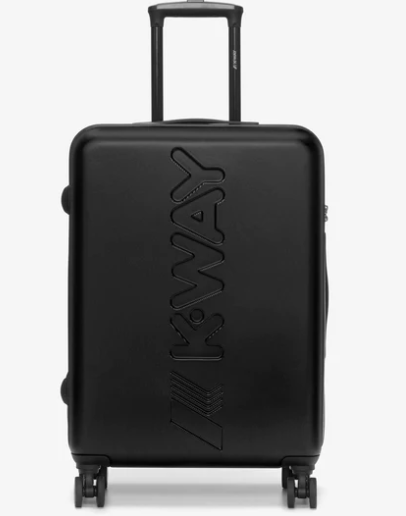 De Santis Trolley da viaggio rigido K-Way nero puro K11417W-L16 - Il compagno perfetto per il tuo viaggio