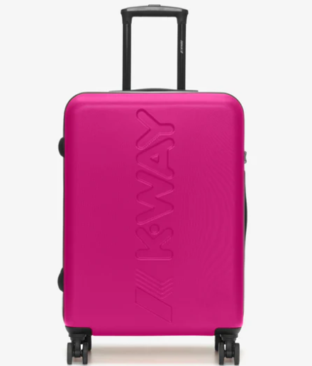 De Santis Trolley da viaggio rigido K-Way rosa K11417W-L17 - Il compagno perfetto per il tuo viaggio