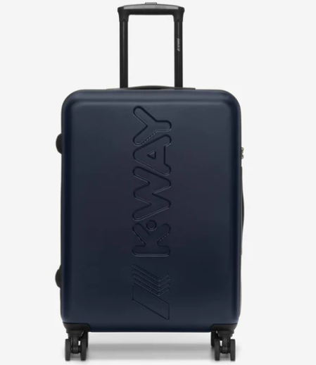 De Santis Trolley da viaggio rigido K-Way blu profondo  K11417W-L19 - Il compagno perfetto per il tuo viaggio