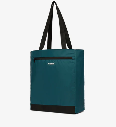 K-WAY K7116NW-XXK ELLIANT SHOPPING BAG GREEN PETROL