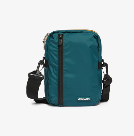 K-WAY K7116UW-XXK BARTITON SHOULDER BAG GREEN PETROL