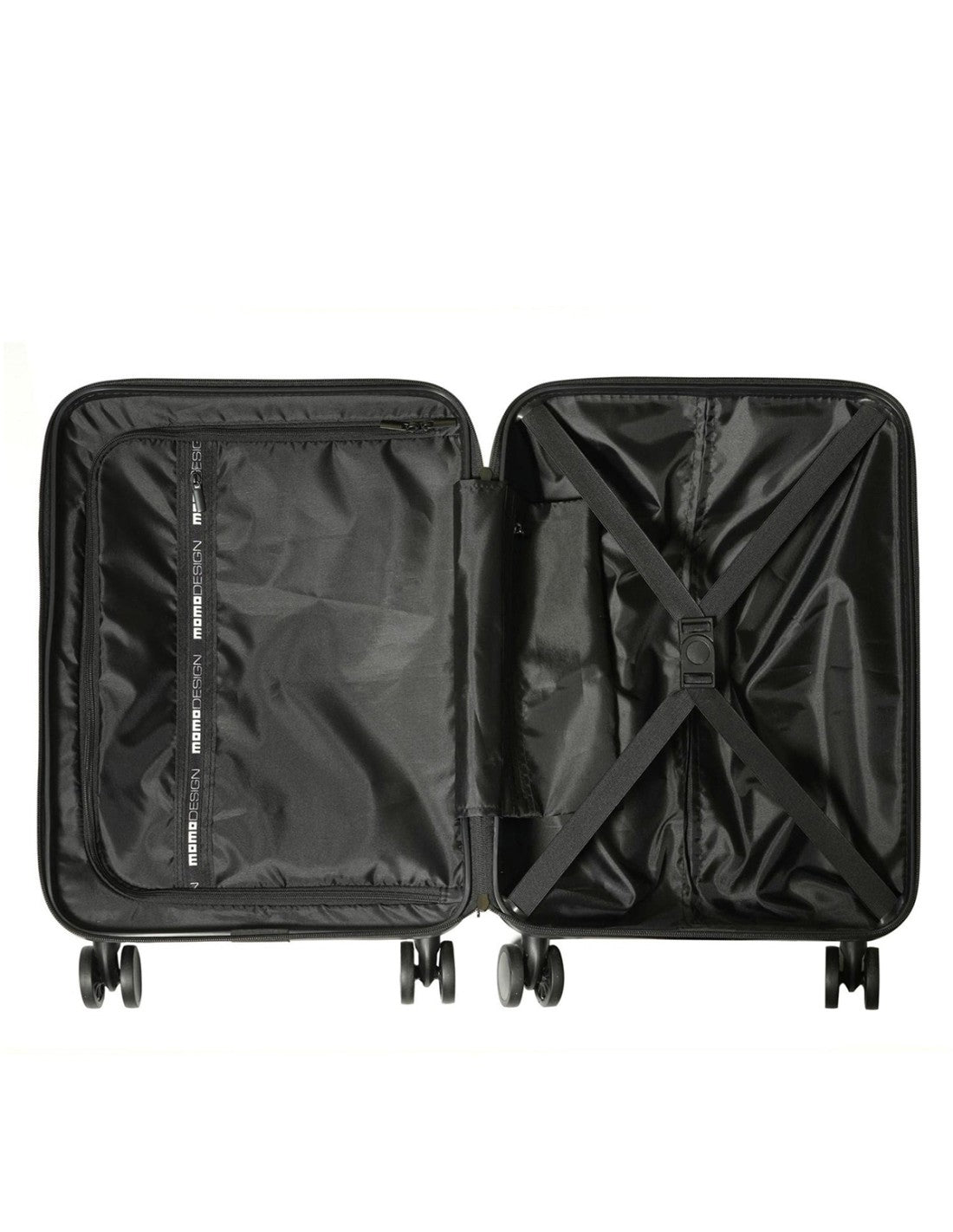 De Santis bagaglio a mano Momo MO-02STRAVEL-BLACK/WHITE, parti con stile.