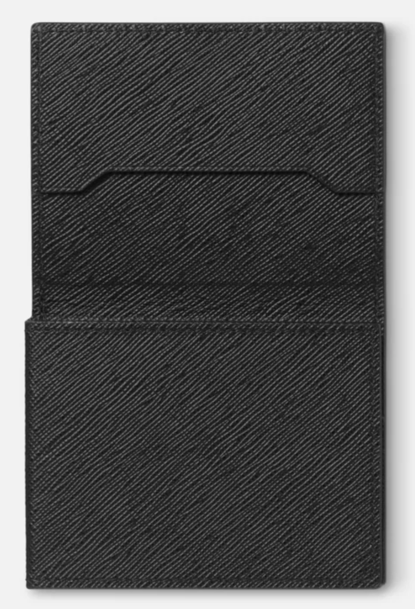 De Santis | Portacarte Sartorial Montblanc Nero 198231 – Portacarte in pelle di lusso, elegante e pratico