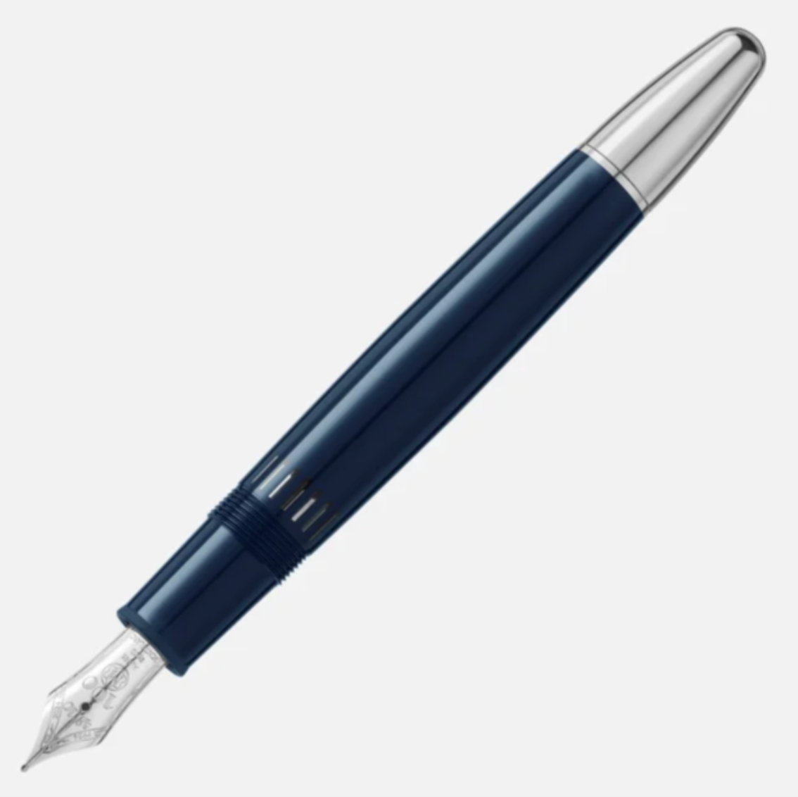 De Santis | Montblanc Penna Stilografica Meisterstück The Origin Collection Legrand F Blu 131337: Penna stilografica elegante e di lusso