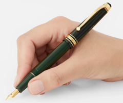 De Santis | Montblanc Penna Stilografica Meisterstück The Origin Collection Classique F Verde 131341: Penna stilografica elegante e di lusso