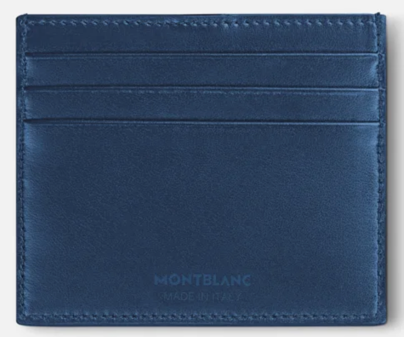 De Santis | portacarte Montblanc Extreme 3.0 Blu Inchiostro 198079, Il portacarte a 6 scomparti pratico ed elegante per tenere le tue carte in ordine