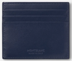 De Santis Portacarte Montblanc Meisterstück Blu Inchiostro 131694, Il portacarte a 6 scomparti pratico ed elegante