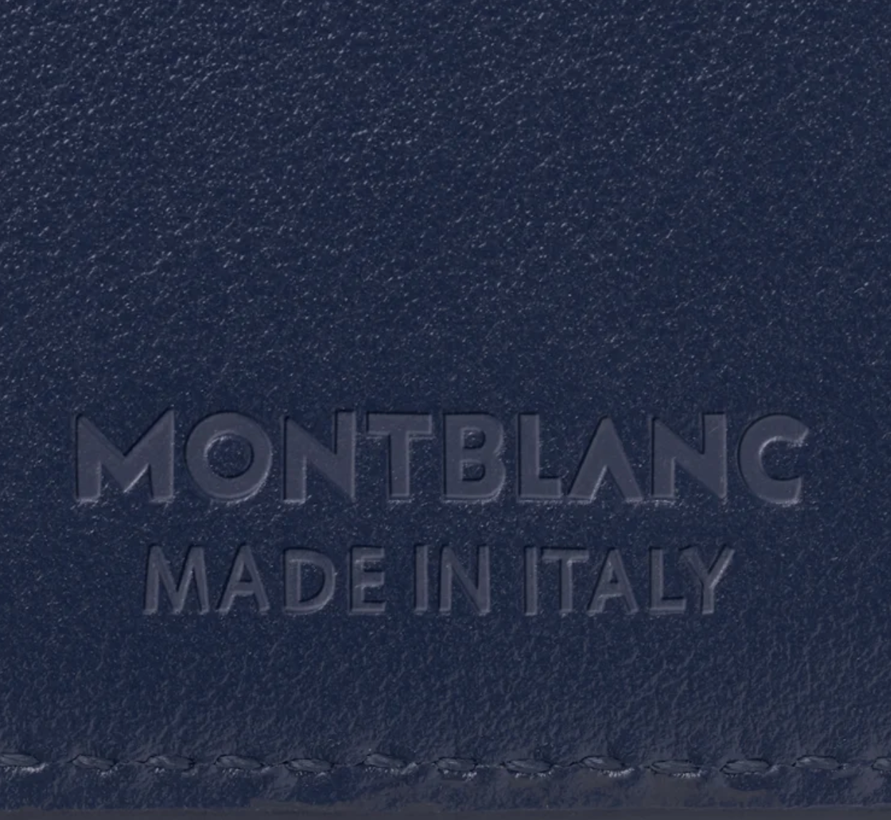 De Santis Portacarte Montblanc Meisterstück Blu Inchiostro 131694, Il portacarte a 6 scomparti pratico ed elegante