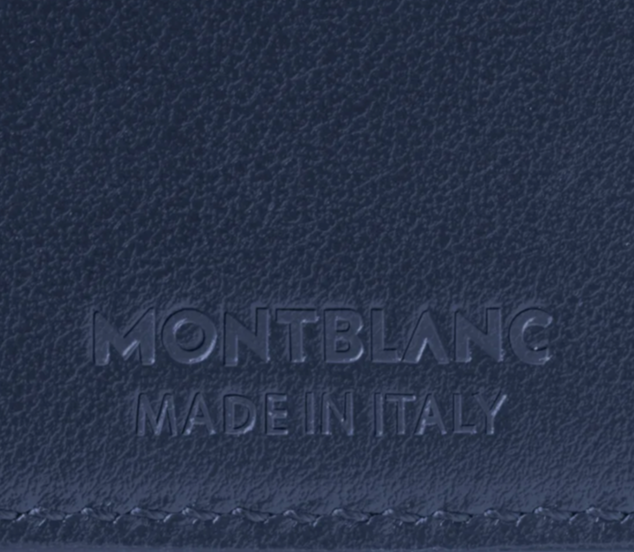 De Santis Portafoglio Montblanc Meisterstück Blu Inchiostro 131692, Portafoglio a 6 scomparti, praticità ed eleganza senza tempo