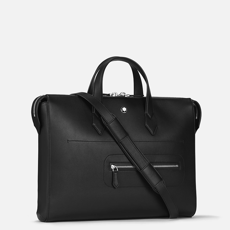 De Santis Montblanc 130043, Borsa Portadocumenti In Pelle Elegante