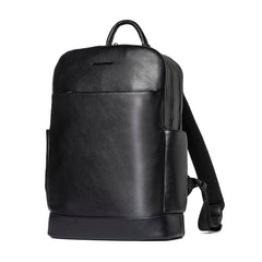 Momodesign zaino business Work nappa medio 1 tasca a filo in nappa PU nero