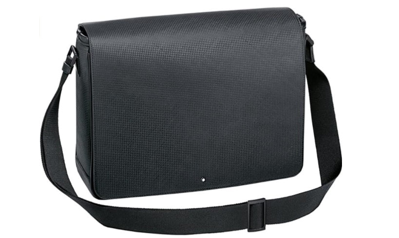 Borsa a tracolla con patta Montblanc Extreme Nera 111136