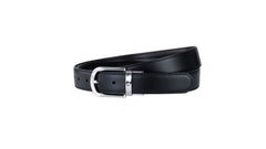 Cintura Montblanc reversibile regolabile nera/marrone 111080