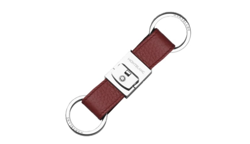 Portachiavi amovibile Montblanc Soft Grain rosso 124113