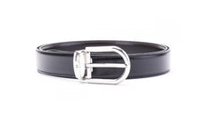 Cintura Montblanc reversibile regolabile nera/marrone 123890