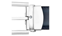 Cintura Montblanc regolabile blu 126013