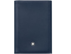 Portafoglio Montblanc MST Soft 9scomparti blu 114538