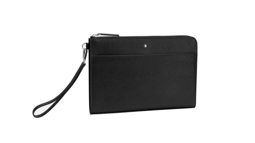 Pochette media Montblanc Sartorial nera 126062